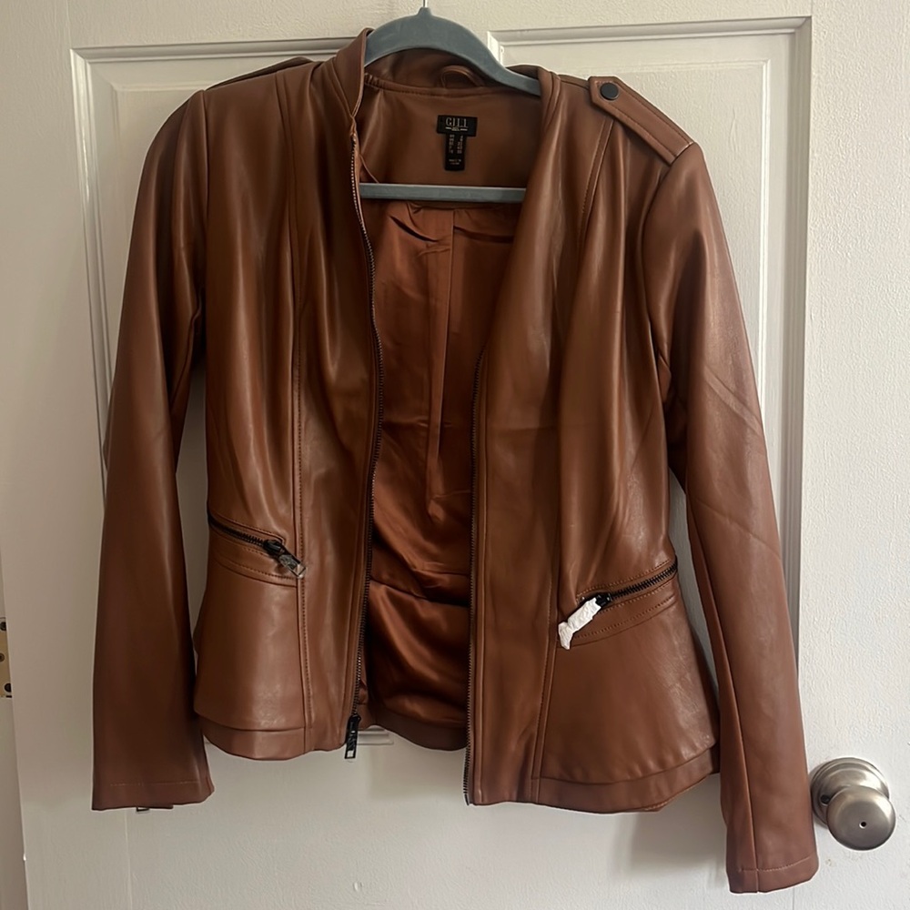 Leather jacket